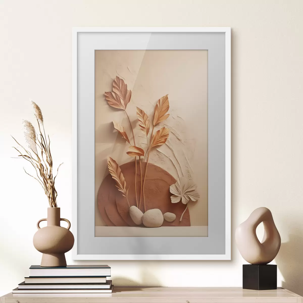 Poster Feuilles et éternité f48740