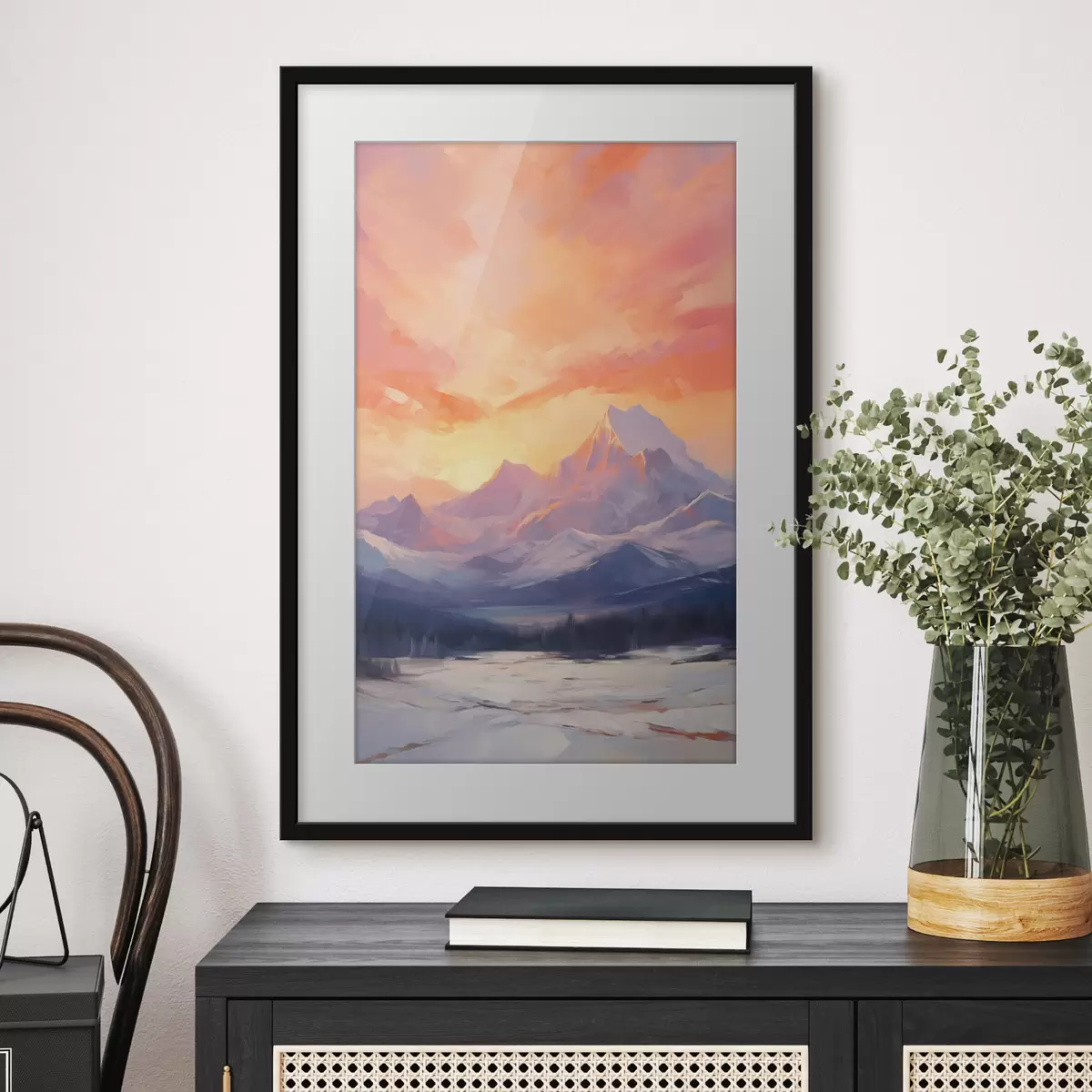 Poster Montagnes et espoir f48741