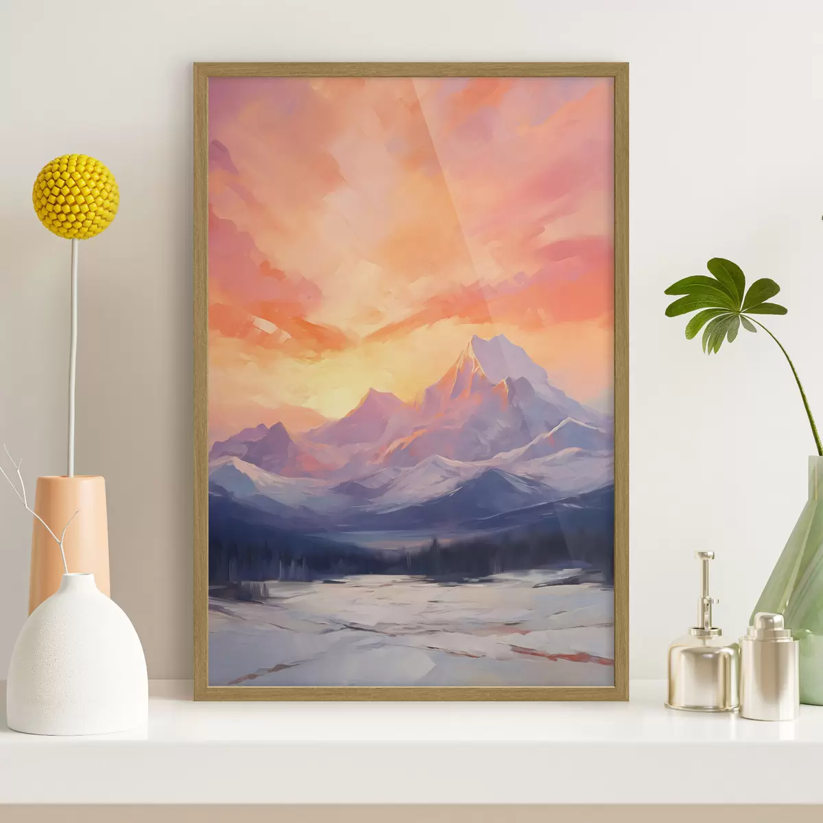 Poster Montagnes et espoir f48741