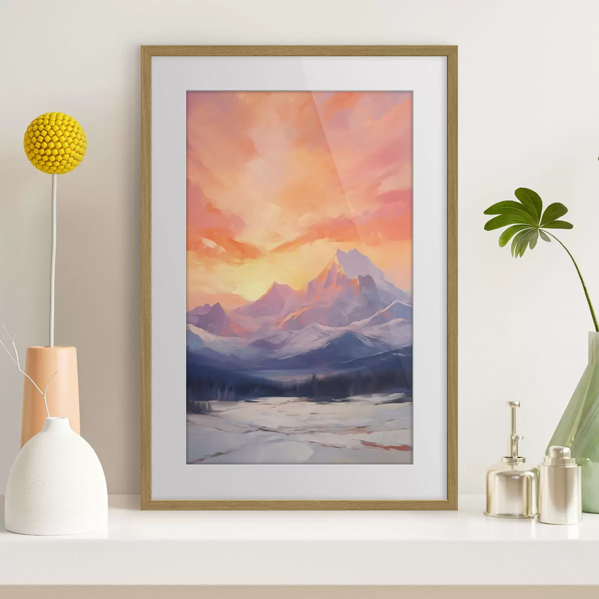 Poster Montagnes et espoir f48741