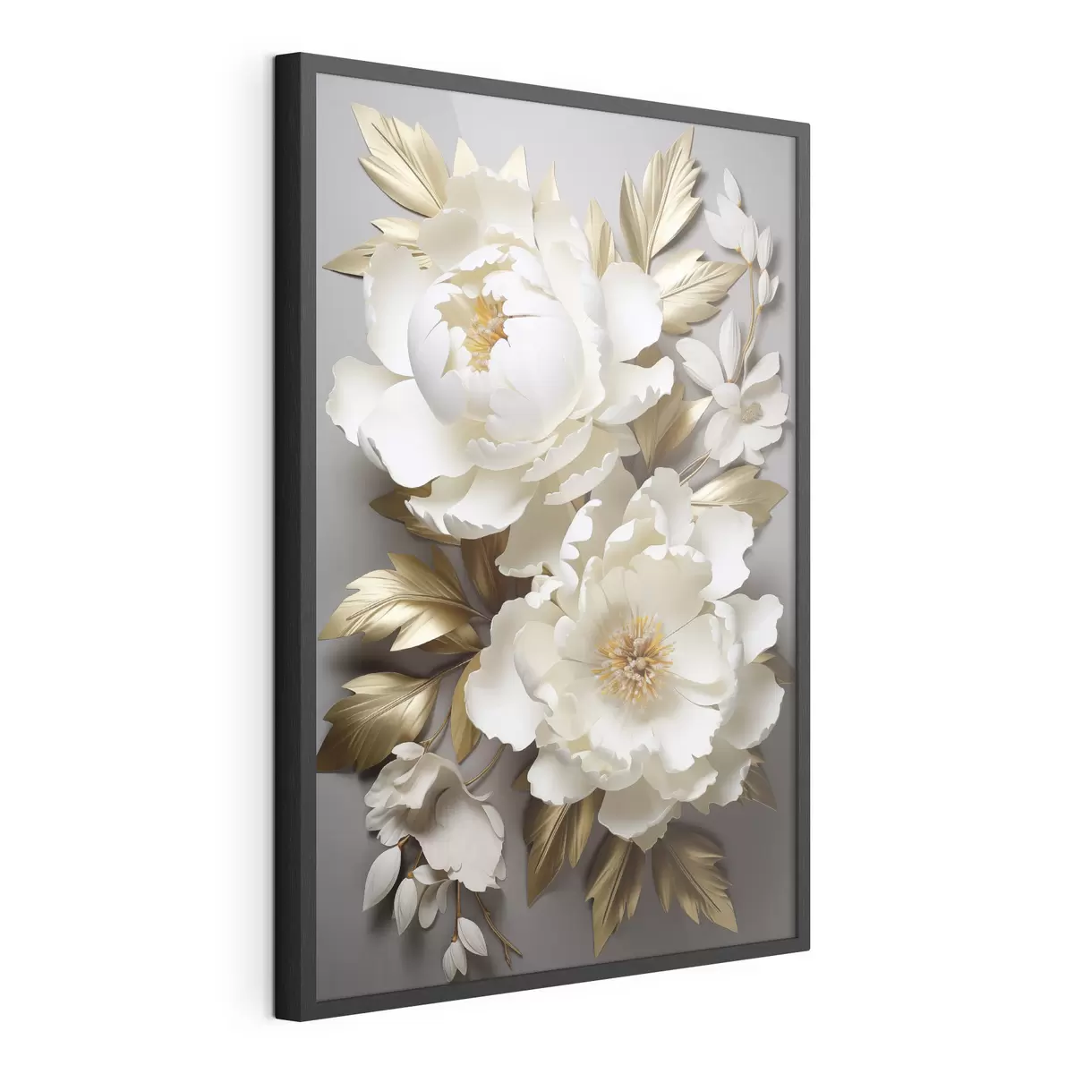 Poster Pivoines et lueur f48753