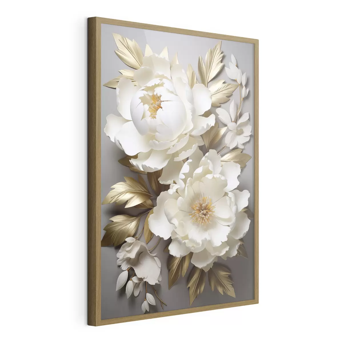 Poster Pivoines et lueur f48753