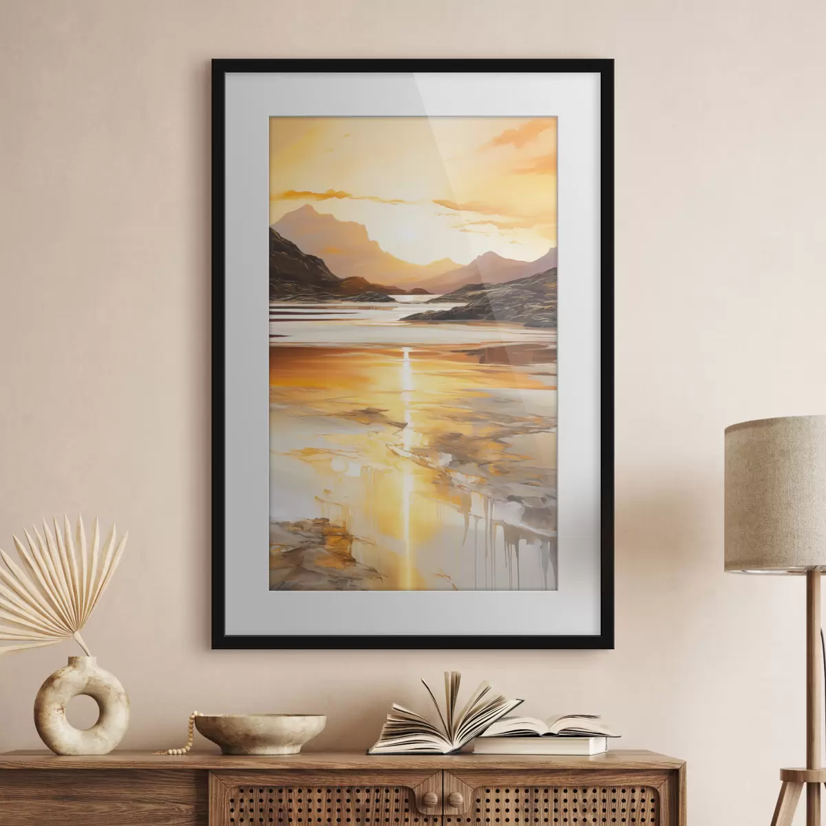 Poster Montagnes et confiance f48755