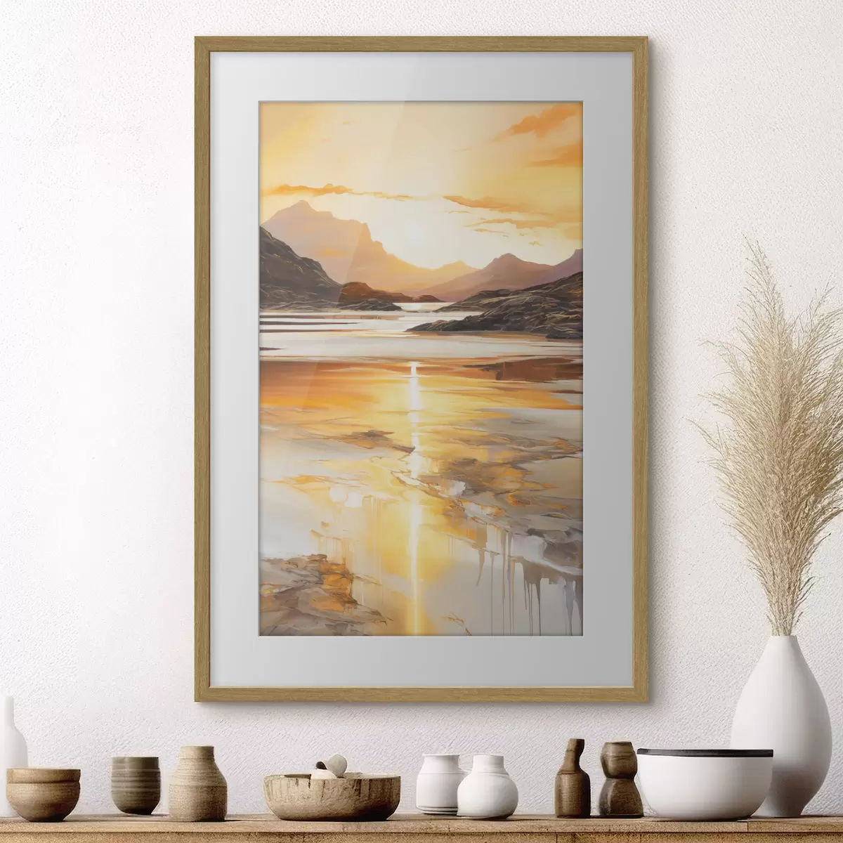 Poster Montagnes et confiance f48755