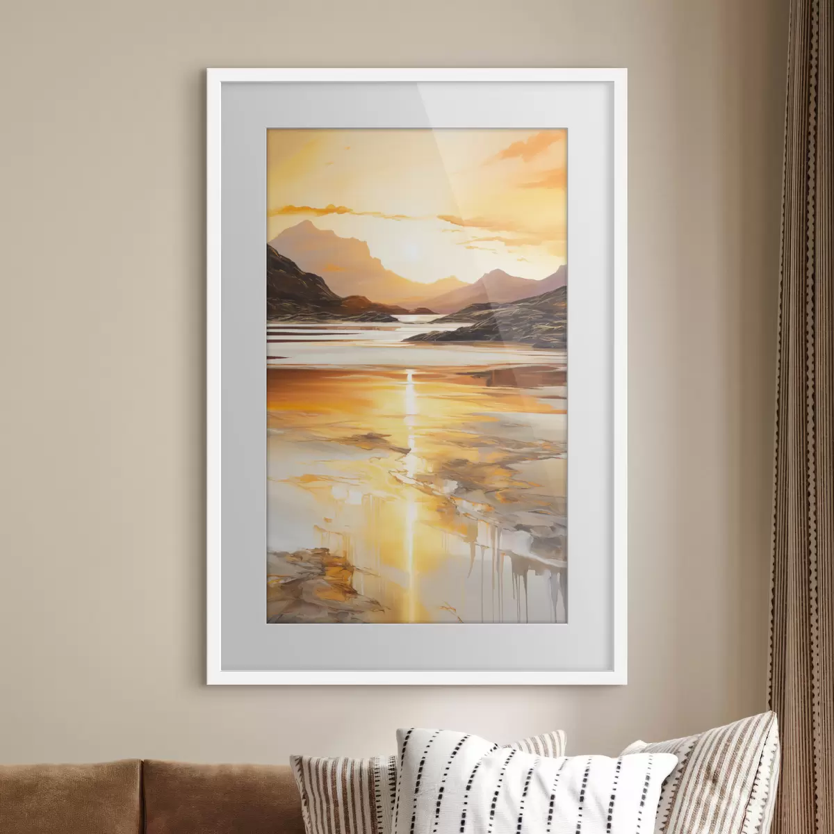 Poster Montagnes et confiance f48755