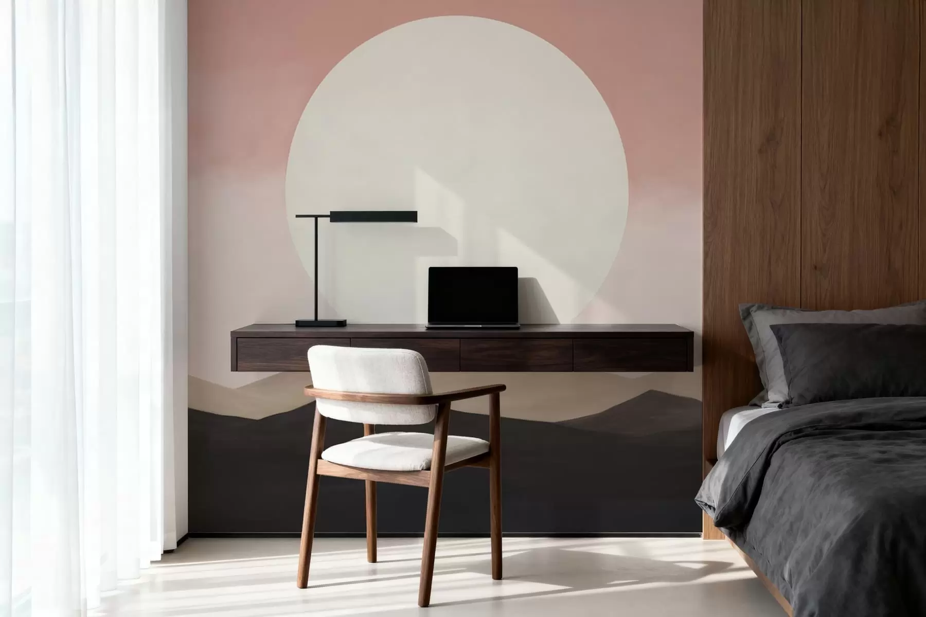 Papier peint Un coucher de soleil paisible w05285