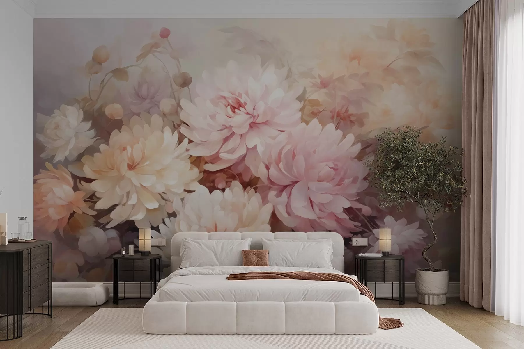 Papier peint Fleurs w05073