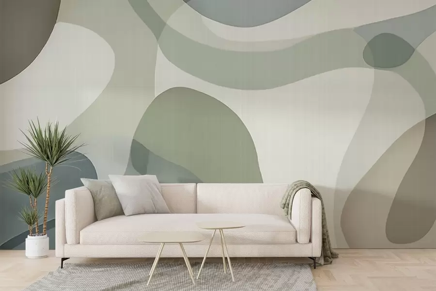 Papier peint Lignes douces w05479