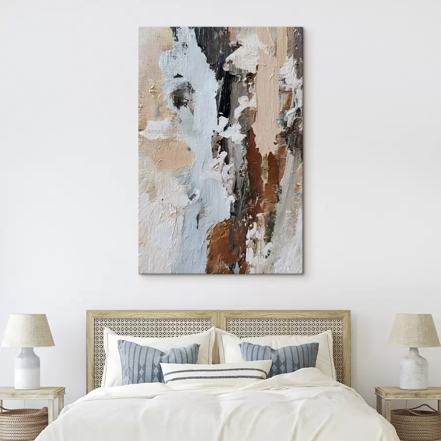 Tableau abstraction expressive ; imitation de la peinture s48783