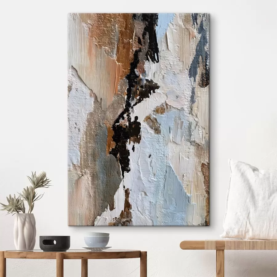 Tableau abstraction expressive ; imitation de la peinture s48784