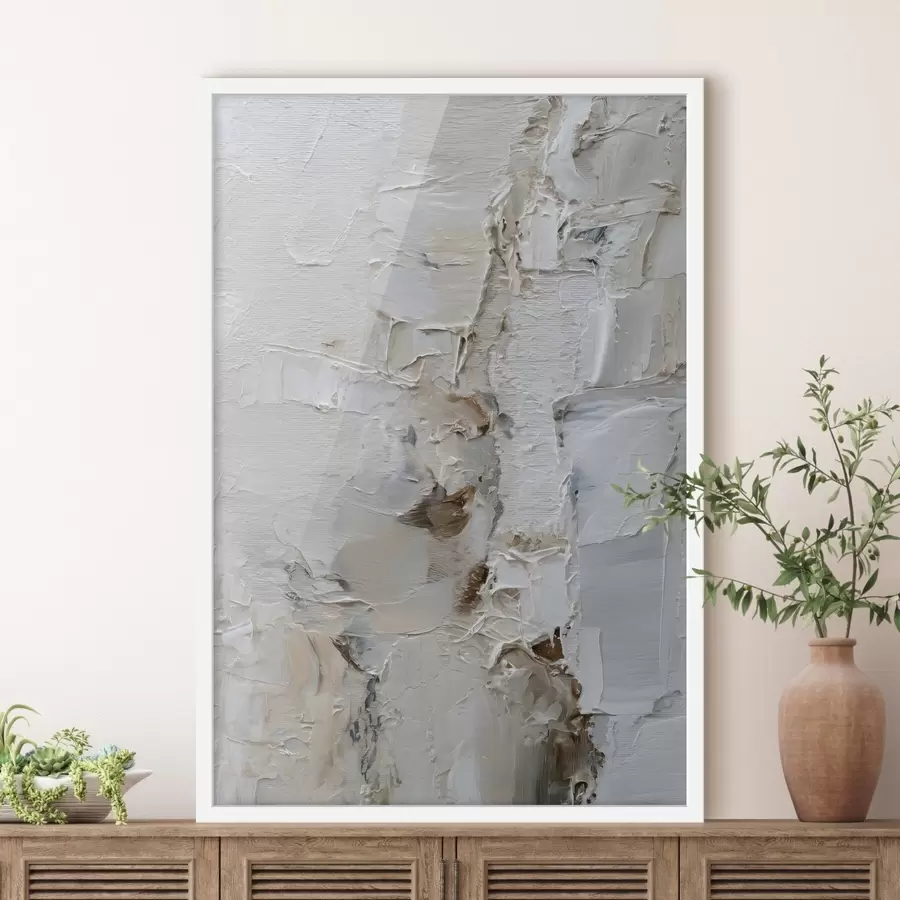 Papier peint des traits abstraits et larges dans des tons pastel f48779