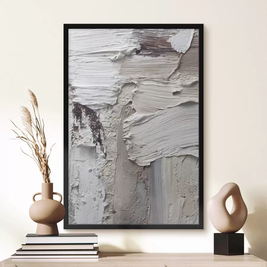 Papier peint des traits abstraits et larges dans des tons pastel f48780