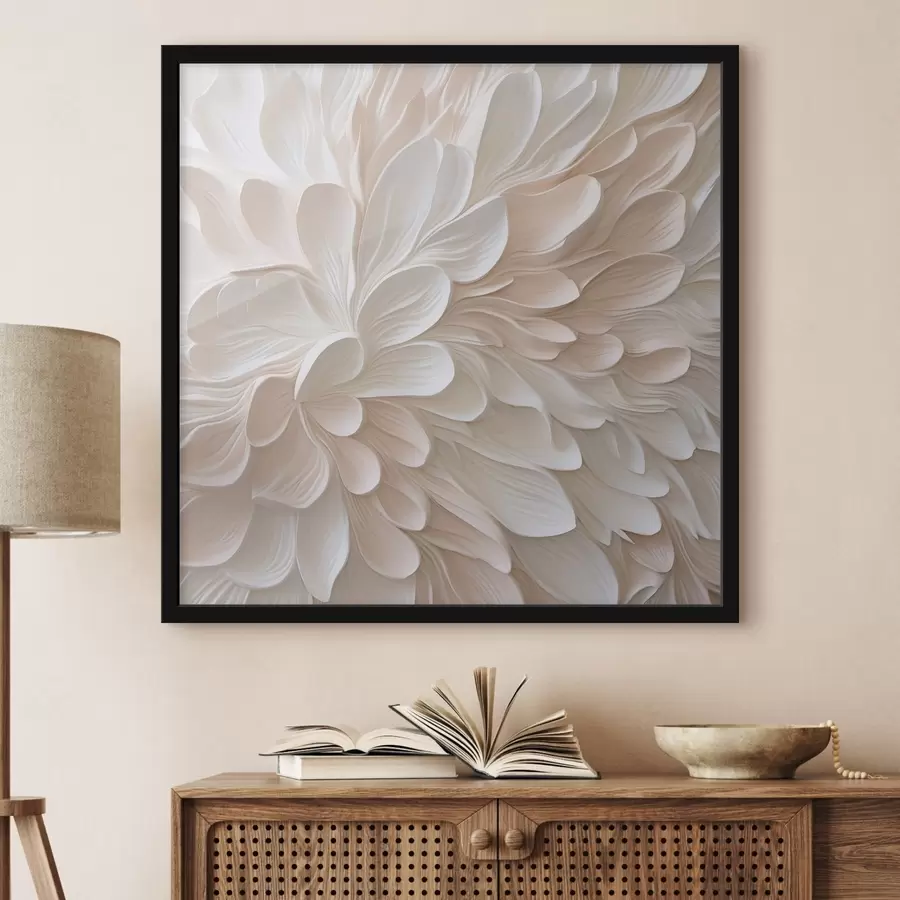 Papier peint Imitation de peinture représentant des pétales abstraits f48760