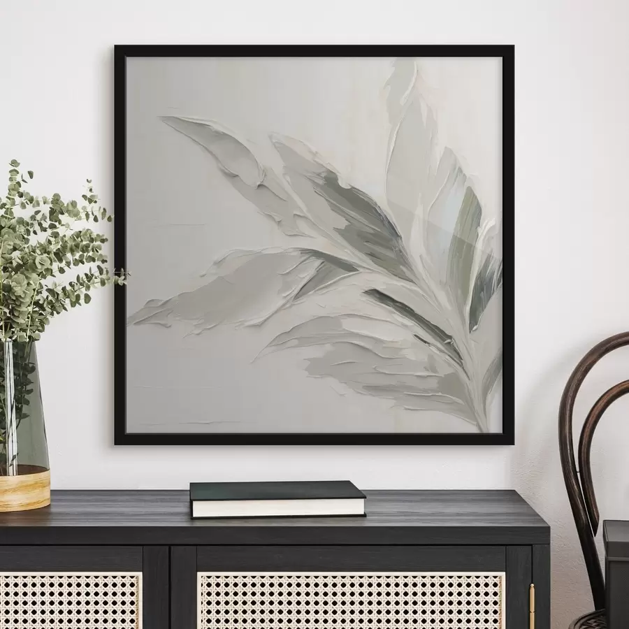 Papier peint Peinture abstraite imitant la végétation f48771