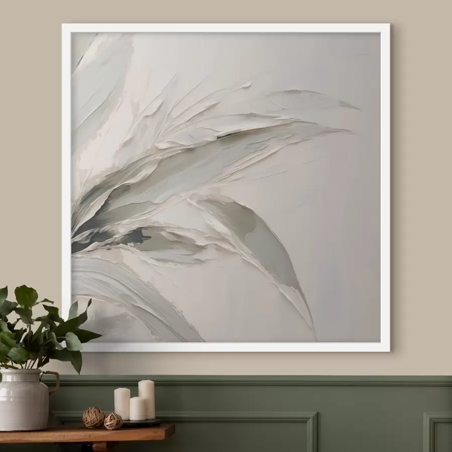 Papier peint Peinture abstraite imitant le feuillage f48772