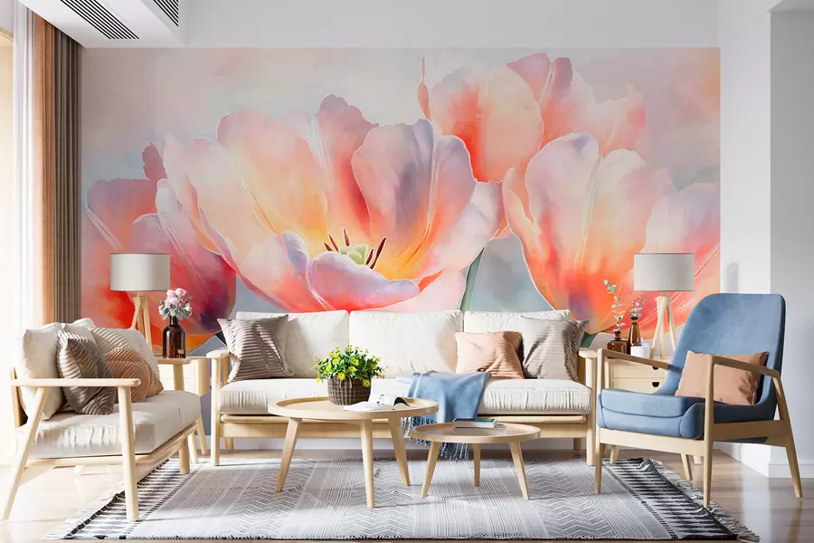 Papier peint Tulipes w05467