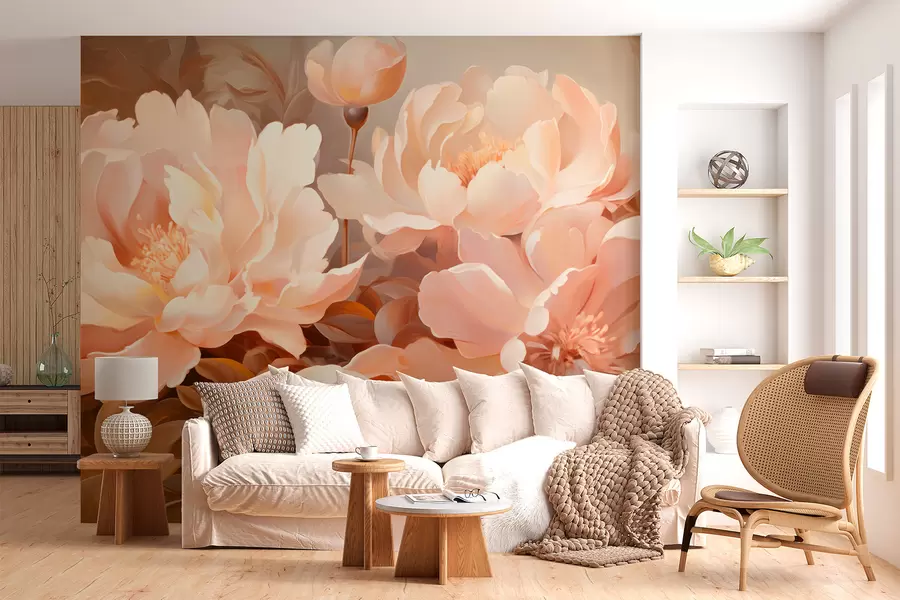 Papier peint Pivoines w05511