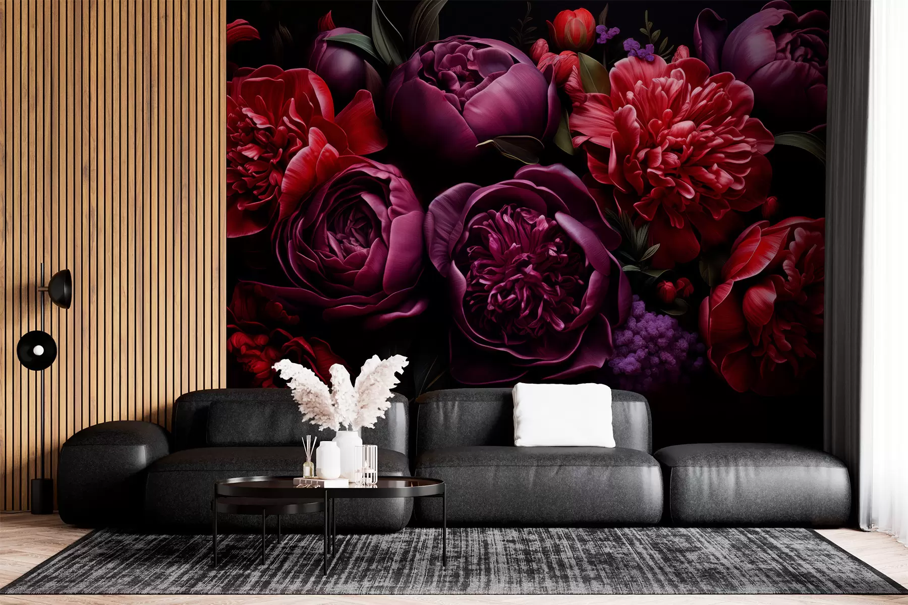Papier peint Pivoines w05513