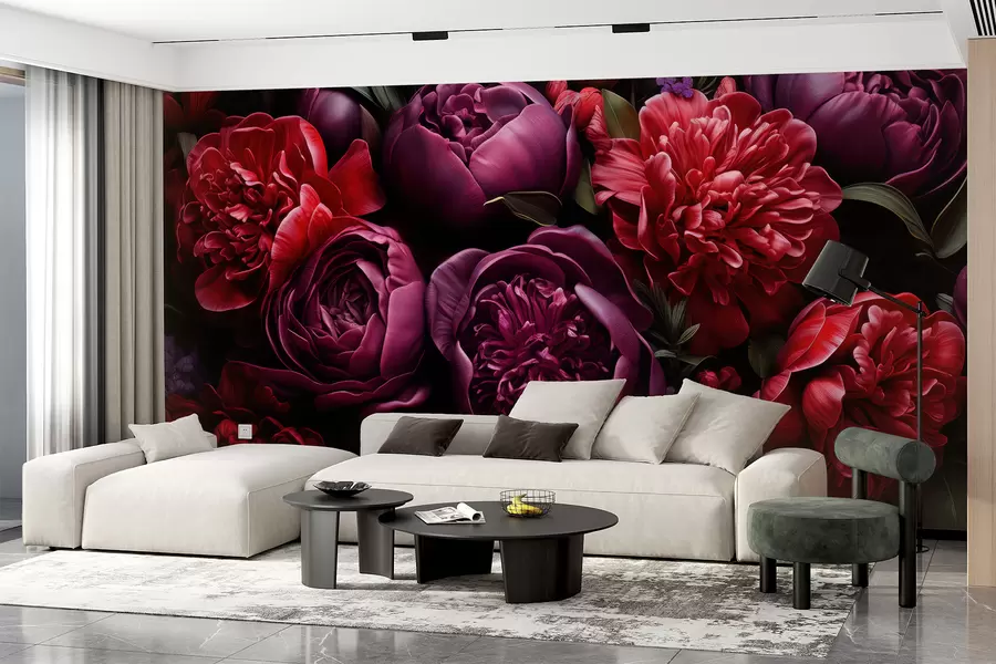 Papier peint Pivoines w05513