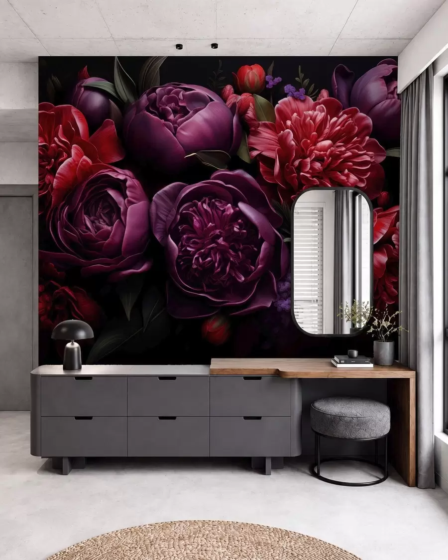 Papier peint Pivoines w05513