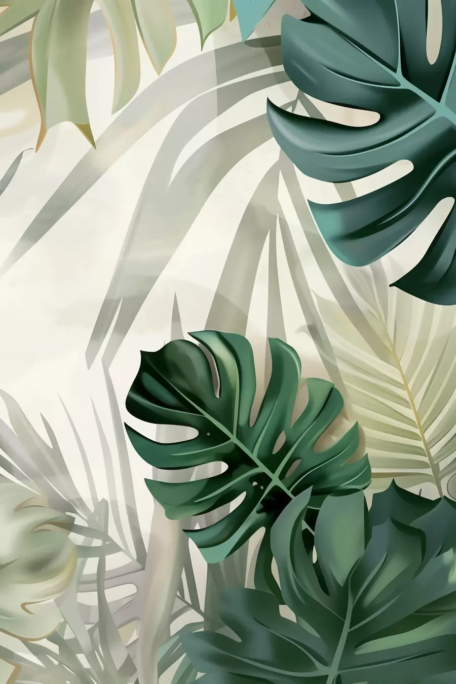 Tableau Vert profond s48909