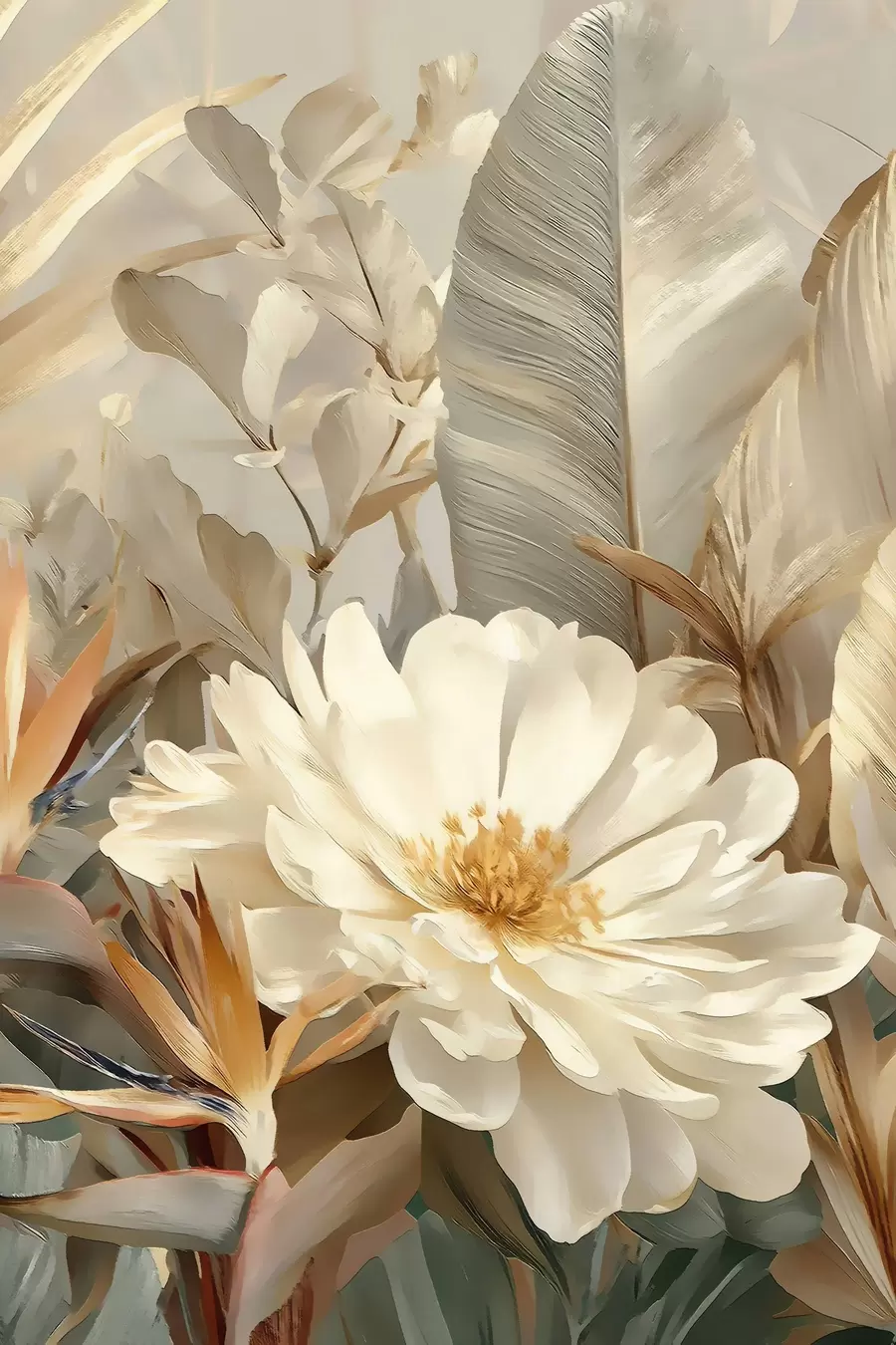 Tableau La délicatesse des pivoines s48916