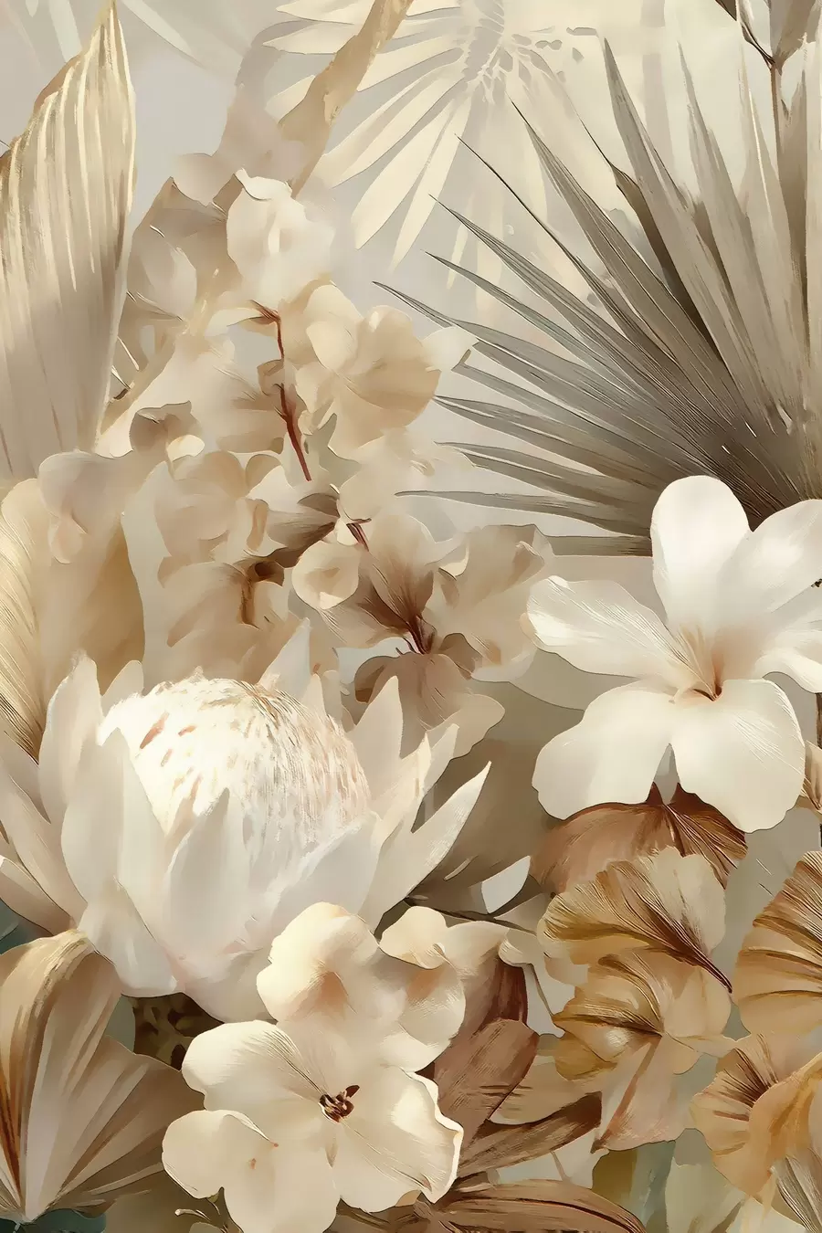 Tableau La lumière dans les fleurs s48917