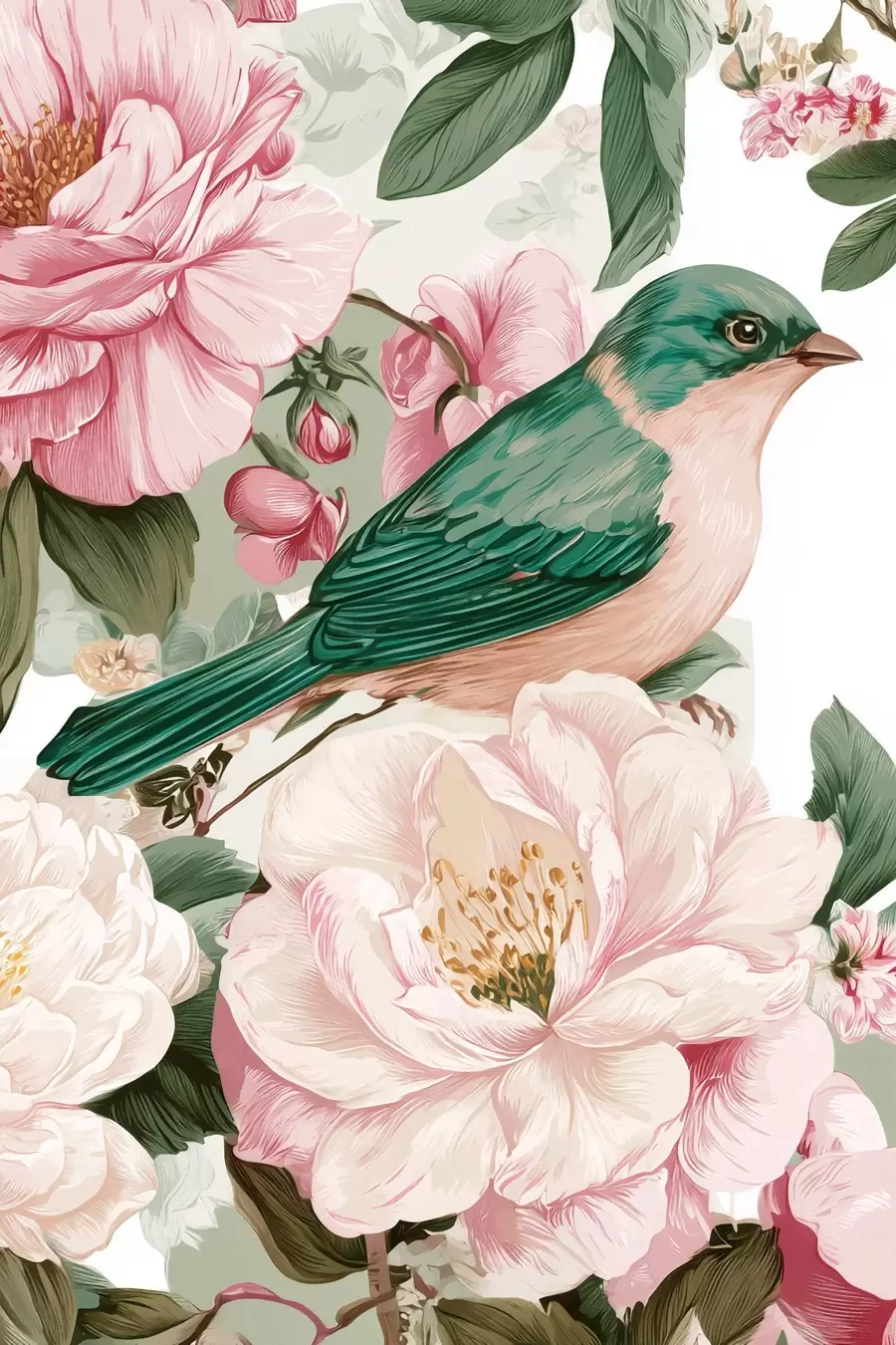 Tableau Le jardin des rêves en fleurs s48918