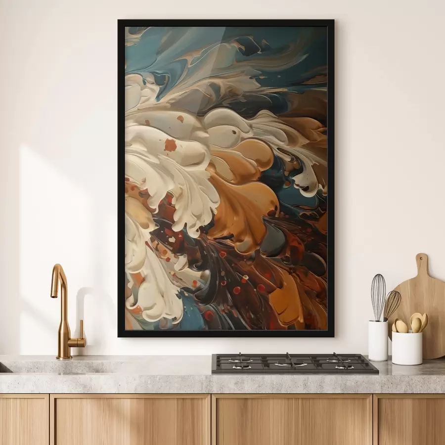 Papier peint Un mouvement plein de vie f48913