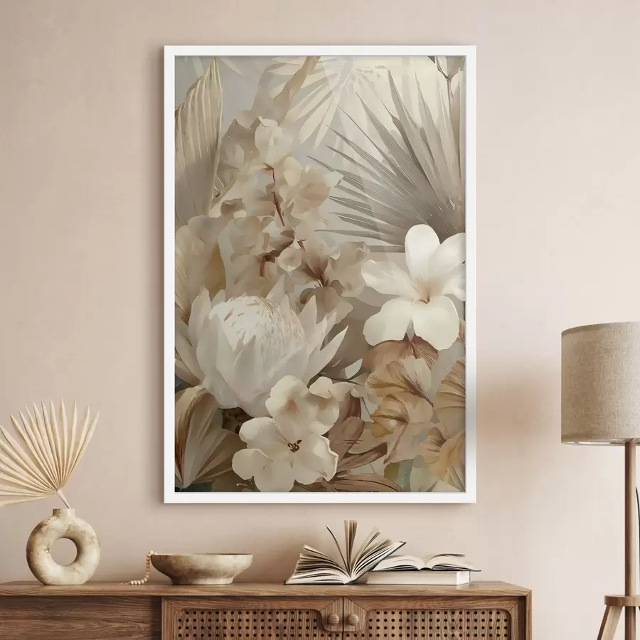 Papier peint La lumière dans les fleurs f48917