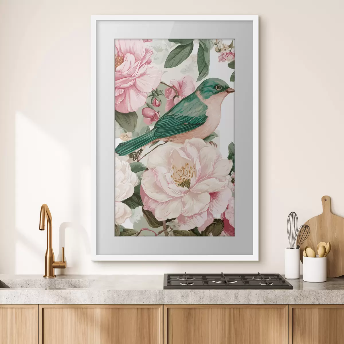 Poster Le jardin des rêves en fleurs f48918