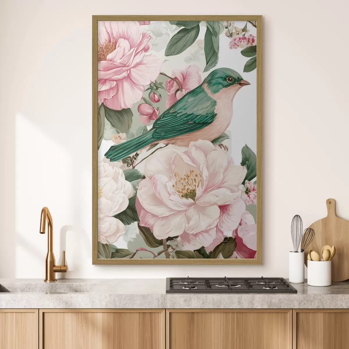 Poster Le jardin des rêves en fleurs f48918