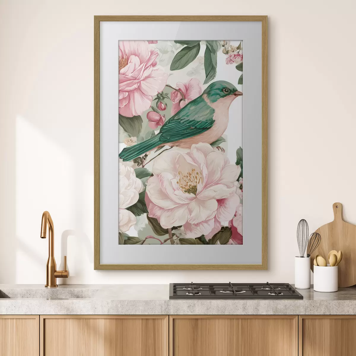 Poster Le jardin des rêves en fleurs f48918