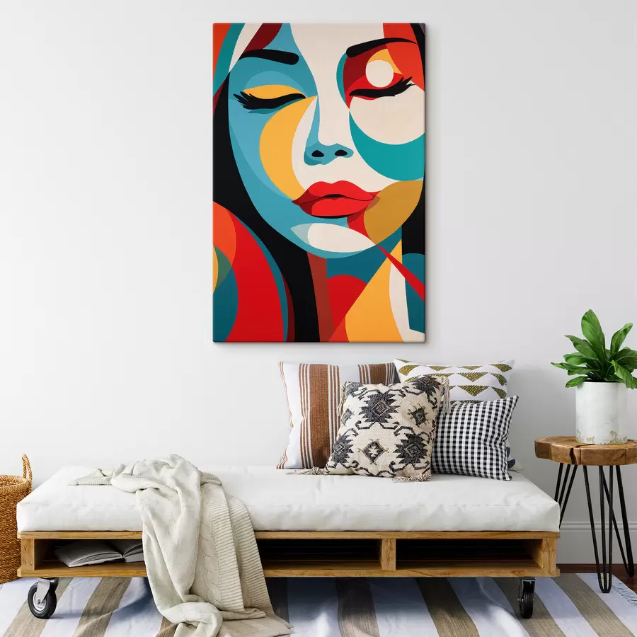 Tableau Portrait abstrait s48948