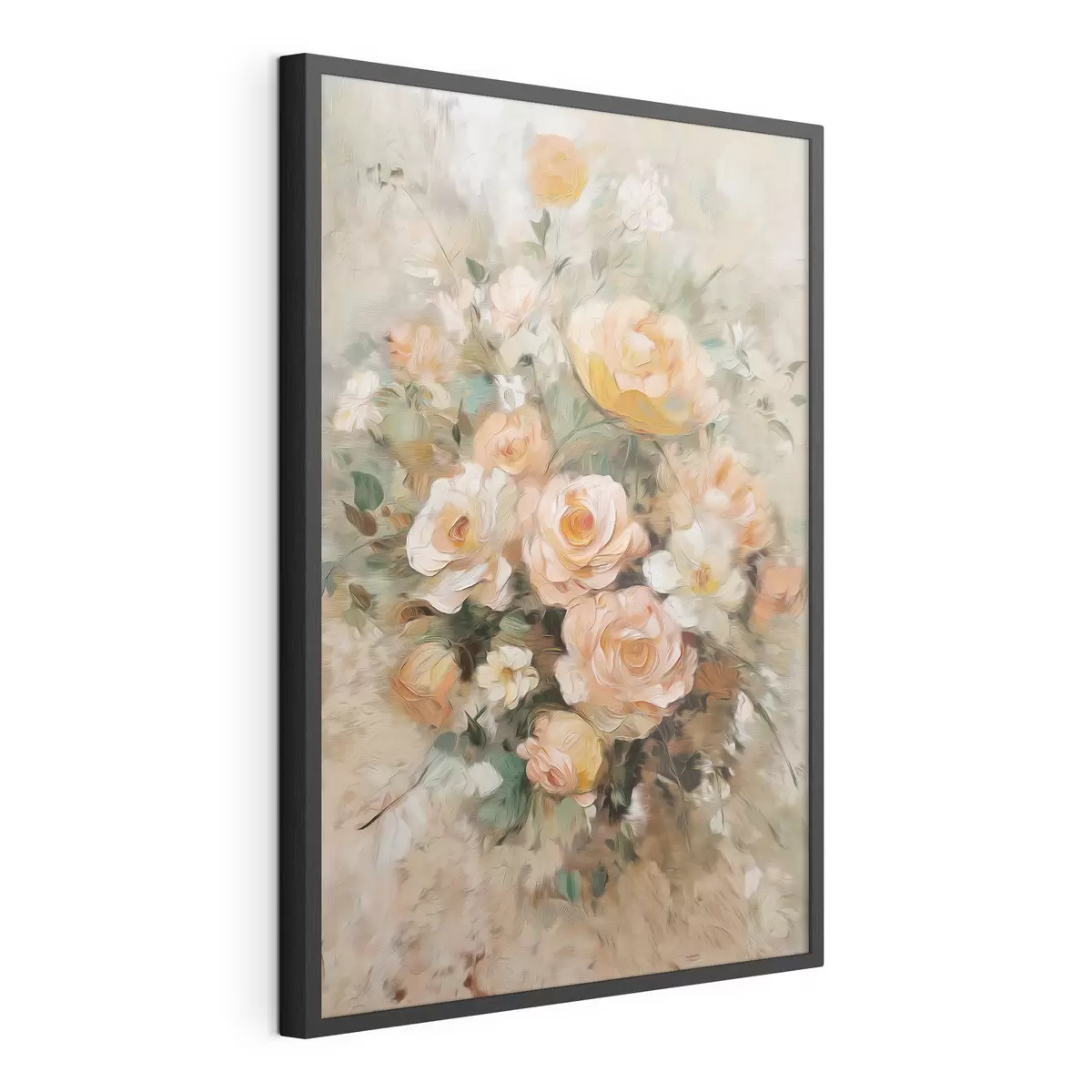 Poster Des fleurs dans un style peinture à l'huile f48944