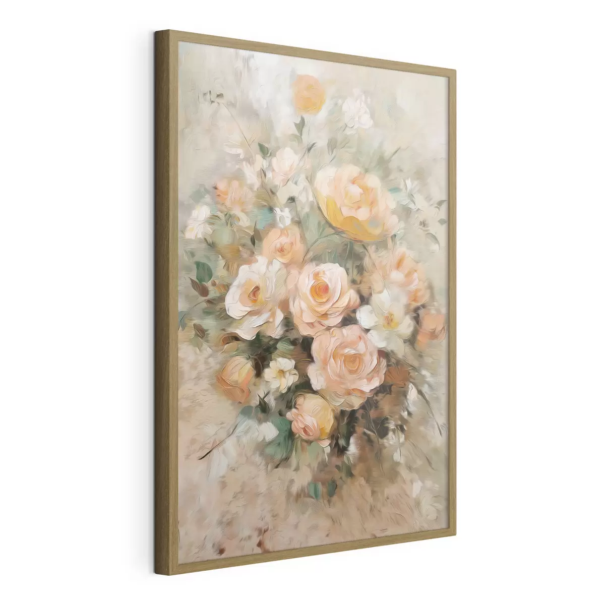 Poster Des fleurs dans un style peinture à l'huile f48944