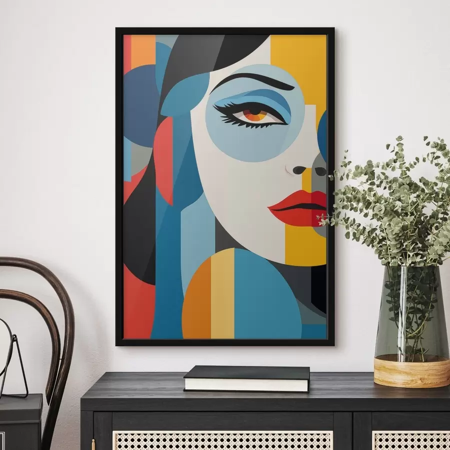 Papier peint Portrait abstrait f48949