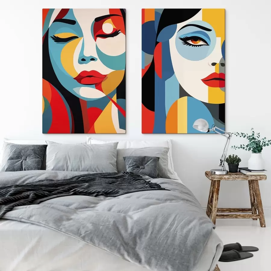 Papier peint Portraits abstraits m30402