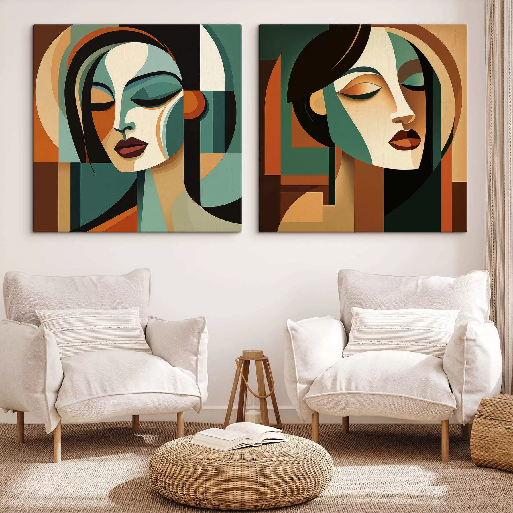 Tableau Portraits abstraits m30403