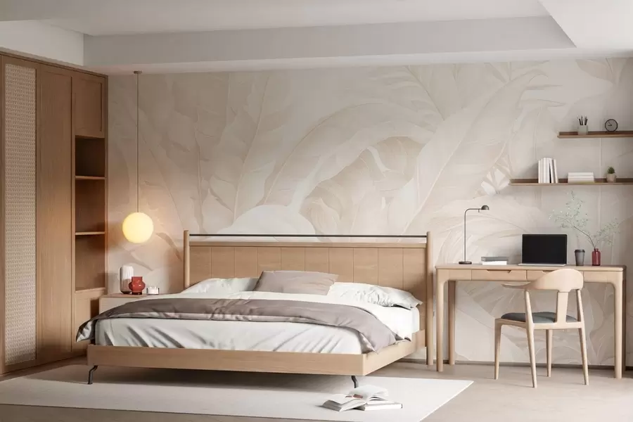 Papier peint Feuilles tropicales vintage w05518