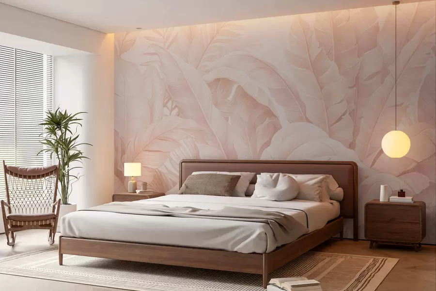 Papier peint Feuilles tropicales vintage w05518v2