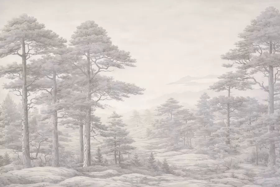 Papier peint Forêt d'antan w05524