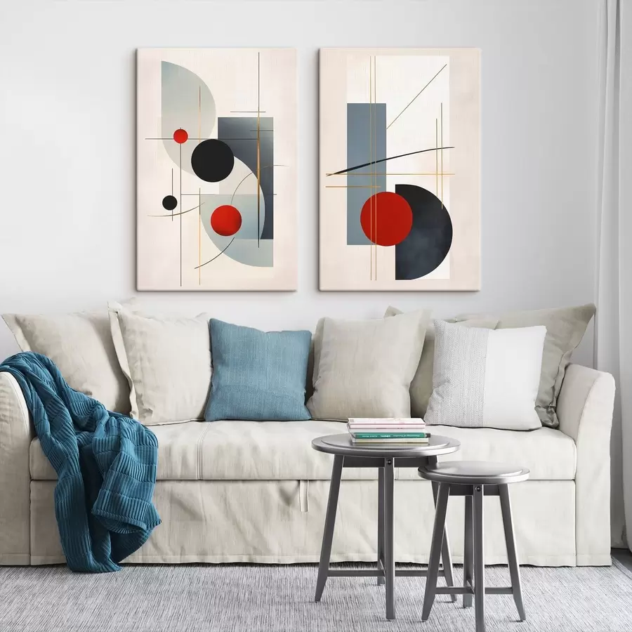 Tableau Abstraction géométrique m30388