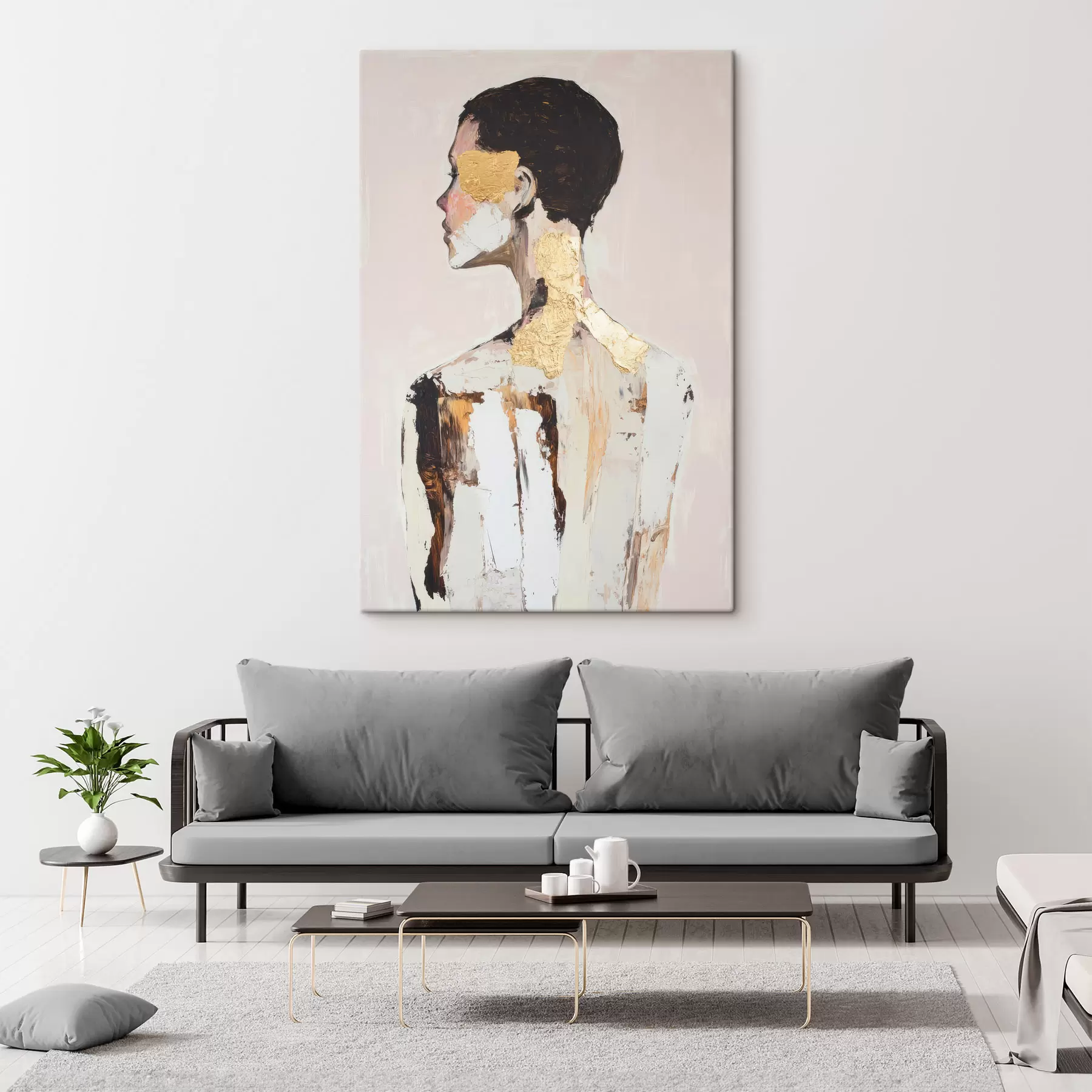 Tableau Silhouette abstraite s48699