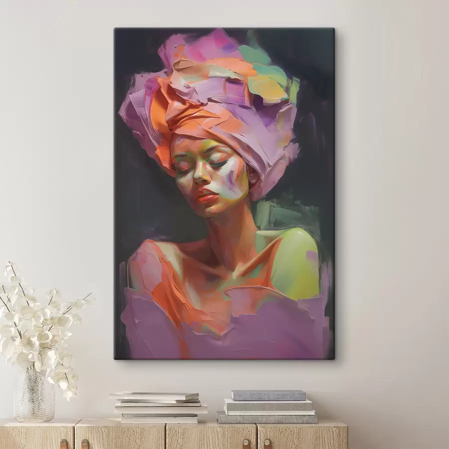 Tableau Portrait d'une femme s48927