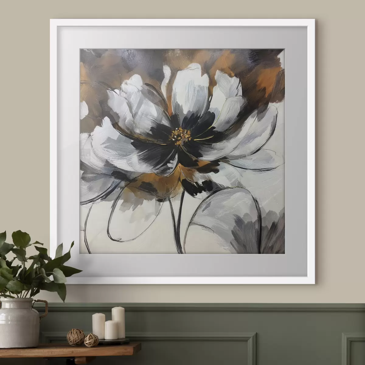 Poster Fleur hors du temps f48696