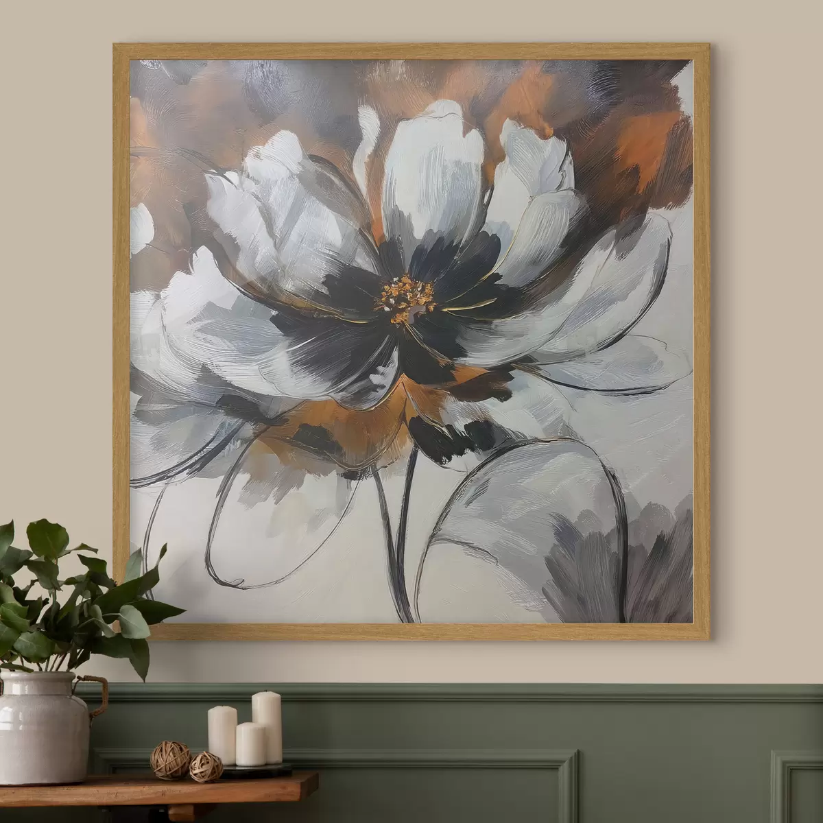 Poster Fleur hors du temps f48696