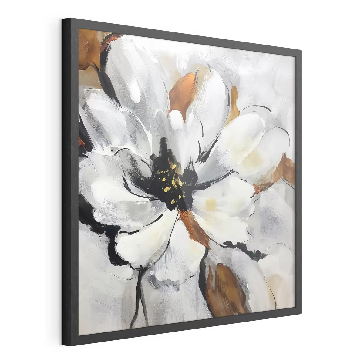 Poster Abstraction avec une fleur f48697