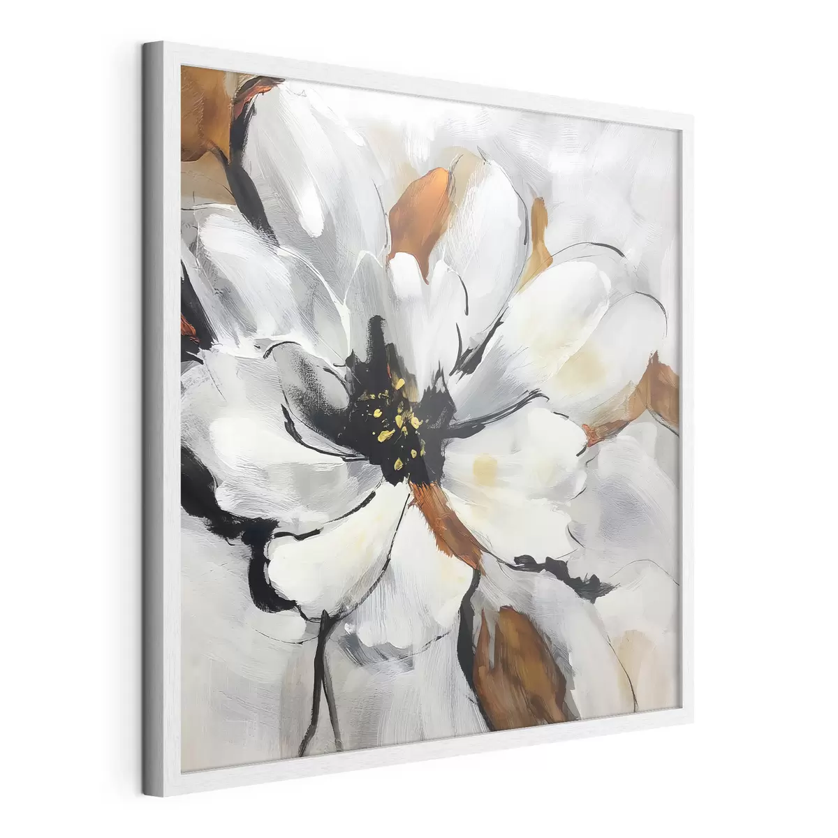 Poster Abstraction avec une fleur f48697