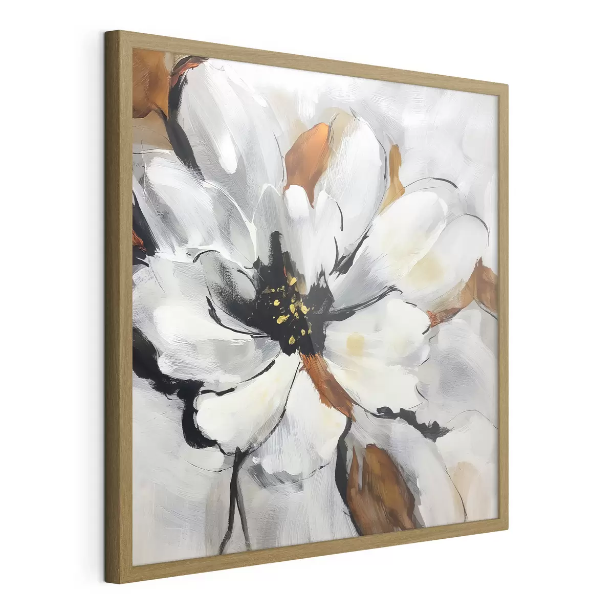Poster Abstraction avec une fleur f48697